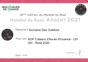 diplome-certificat-mondial-rose-vin-medaille-award