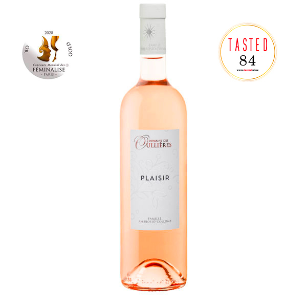 Plaisir-Rose-Domaine-Oullieres-IGP-Vin-Pays-Bouches-Rhone-hve-lambesc-vignoble-pink-wine