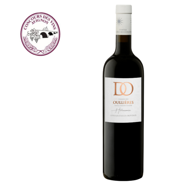 bouteille_vin_rouge_harmonie_coteaux_aix_provence vin rouge de provence red wine