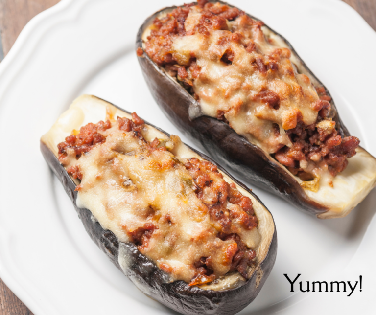 aubergines farcies stuffed aubergines