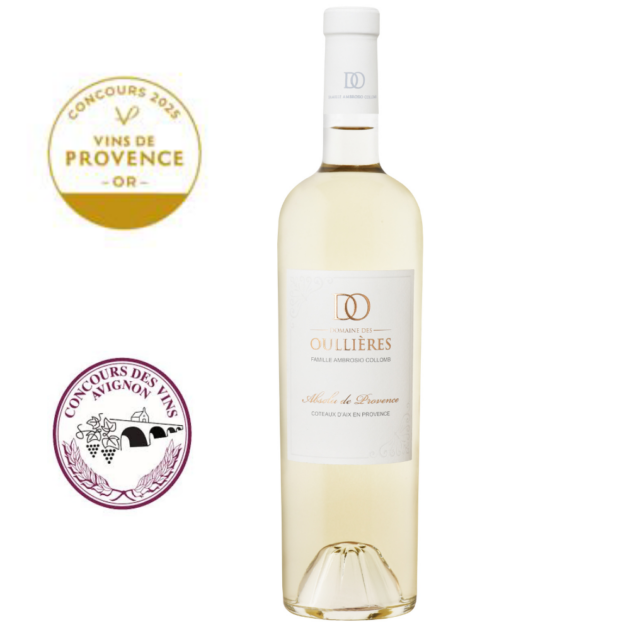 vin_blanc_provence_bouteille_aromatique_absolu Provence White Wine 2024 Absolu, Coteaux d’Aix-en-Provence – Prämierter Weißwein aus der Provence 2024